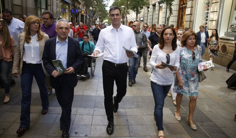 La presidenta del PSOE- M, Sara Hernández, cree que el pulso de la calle indica que no habrá &#039;sorpasso&#039;.