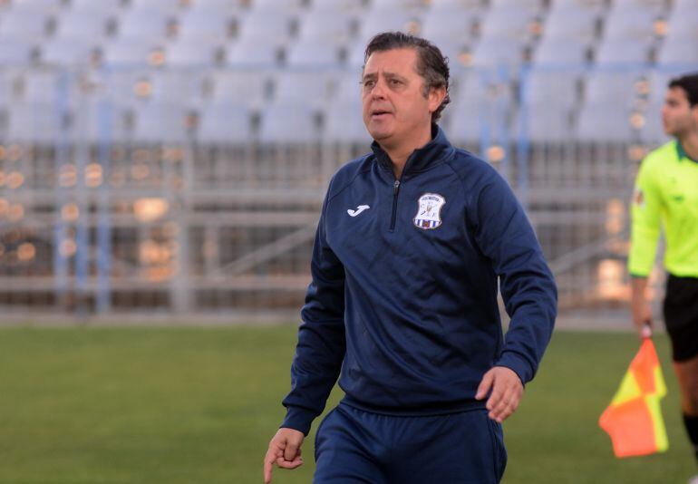 Paco Cala durante el partido ante el Chiclana