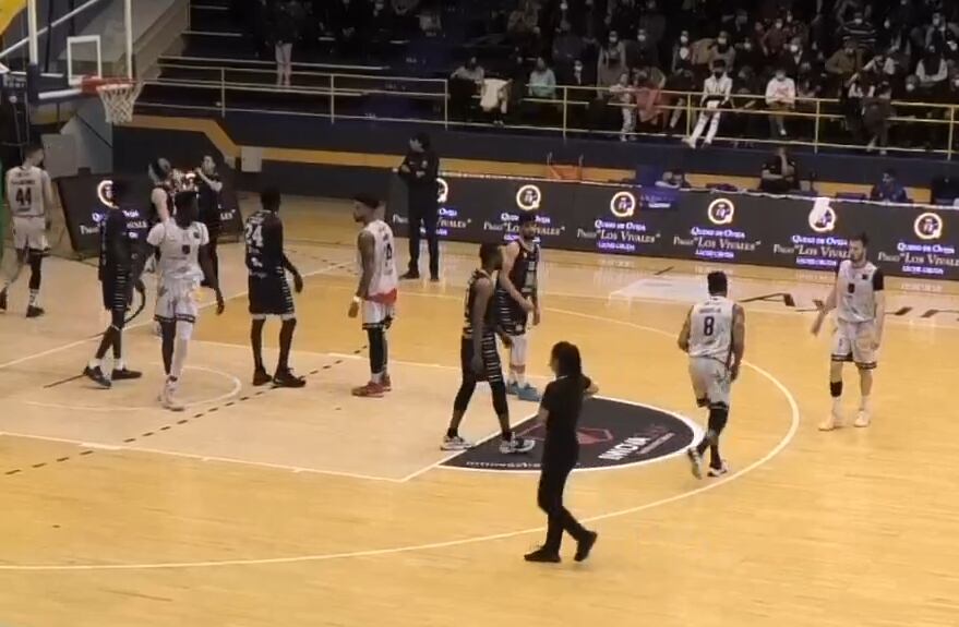 Un momento del partido