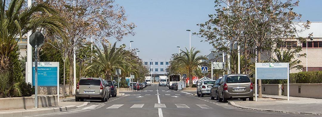 Aspecto de una calle del Parque Empresarial