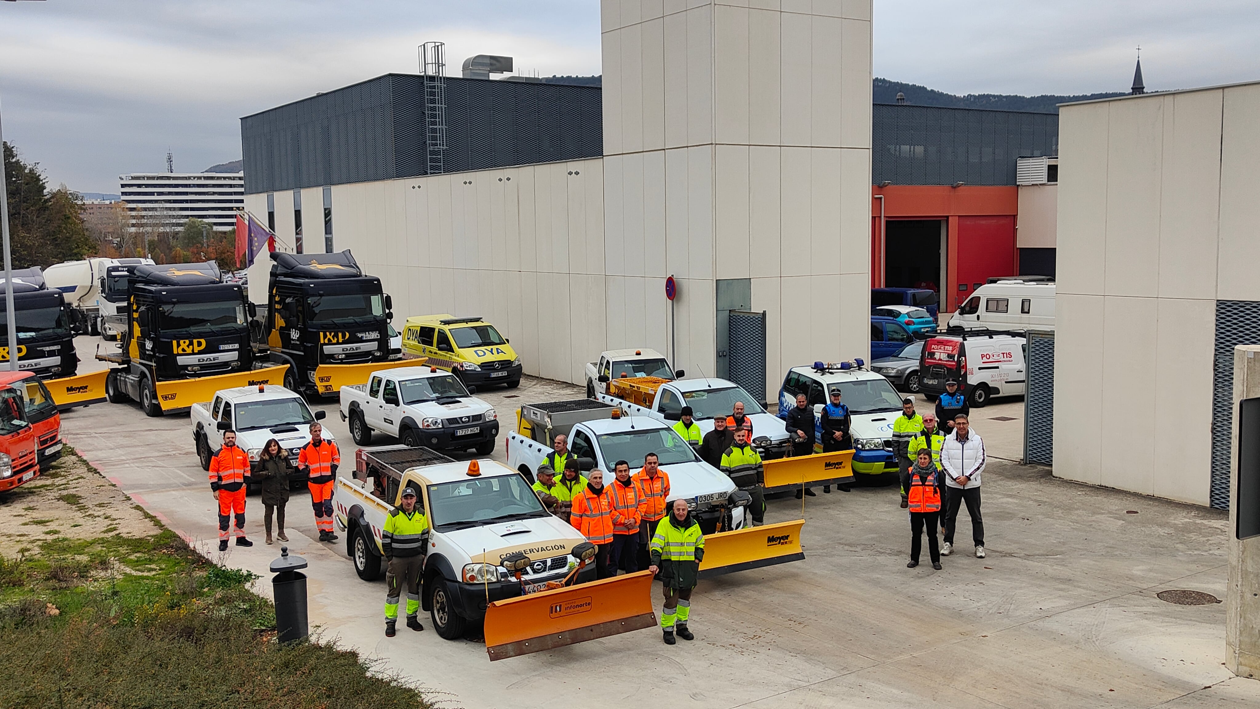 El Ayuntamiento de Pamplona activa el Plan de Actuación ante Nevadas