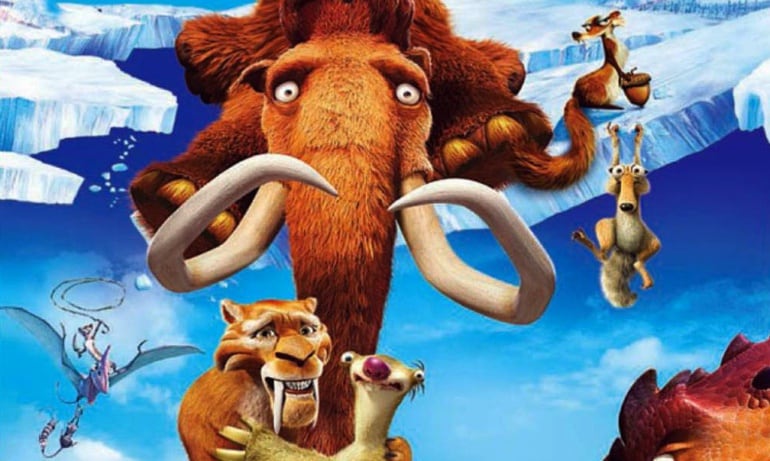 Póster oficial de &#039;Ice Age 3: El origen de los dinosaurios&#039;