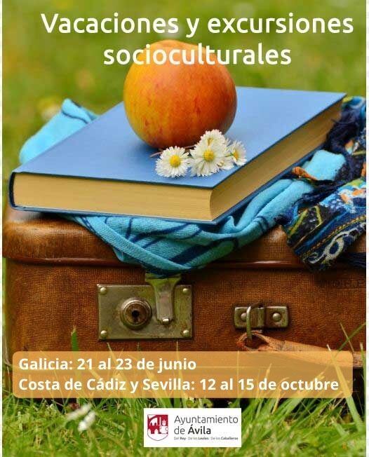 Cartel de los viajes a Galicia, Costa de Cádiz y Sevilla