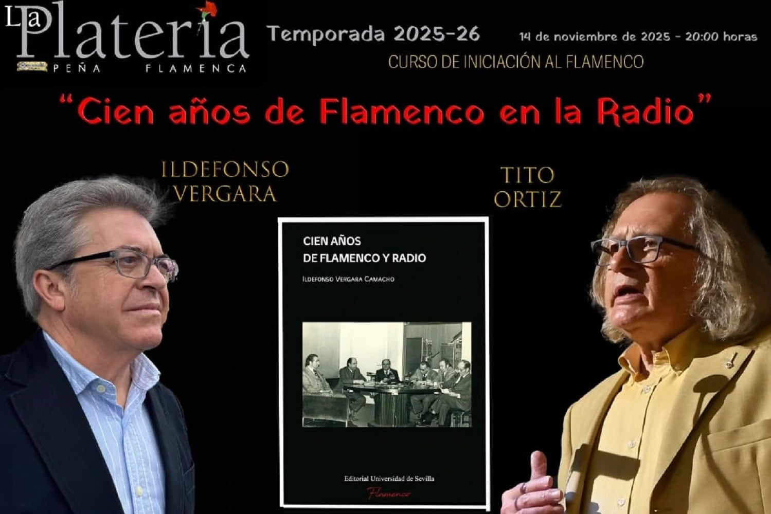 Presentación en Granada del libro de Ildefonso Vergara 'Cien años de Flamenco y Radio'