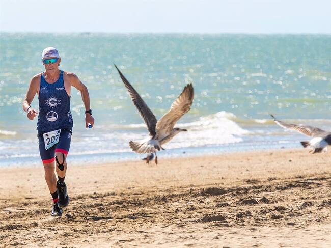 Corredor de la prueba Desafío Doñana, en Sanlúcar de Barrameda