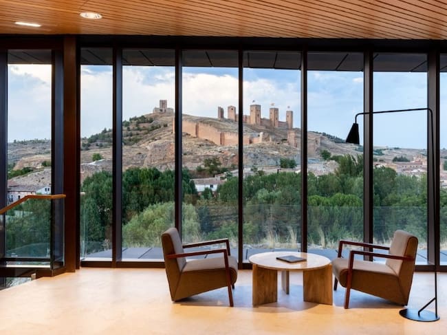 Vistas al castillo desde el Parador de Molina de Aragón