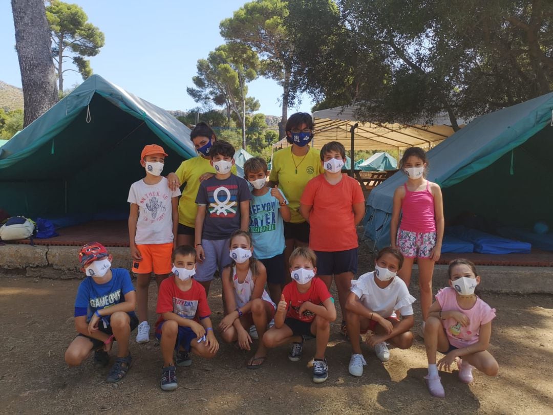 Campamento de verano en la Victòria.