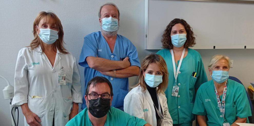 Equipo médico del programa de radioterapía intraoperatoria del Hospital Miguel Servet