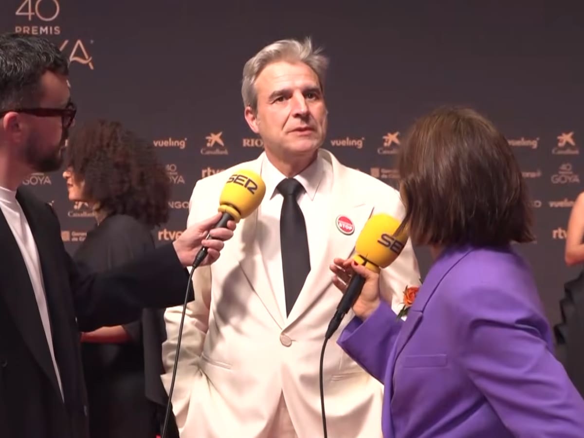 Alberto San Juan estalla contra Trump en los Premios Goya: "Ha crecido la guerra gracias a ese señor de color naranja"