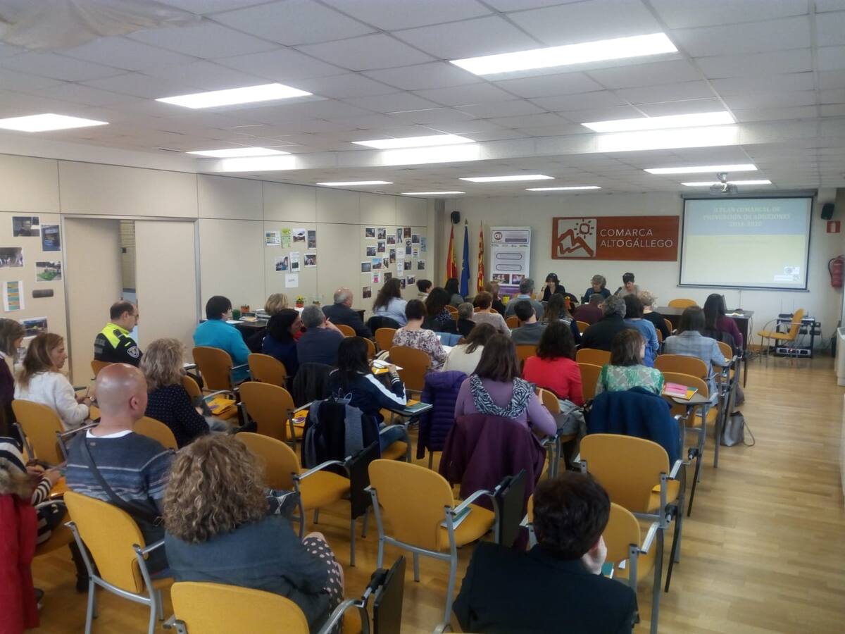 En Sabiñánigo se ha celebrado la 4ª Asamblea Comarcal de Prevención de Adicciones