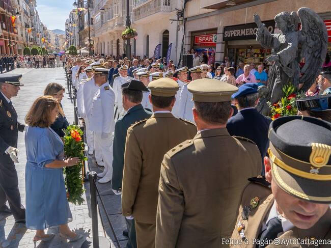 acto conmemorativo de los Ángeles Custodios en el Día de la Policía Nacional