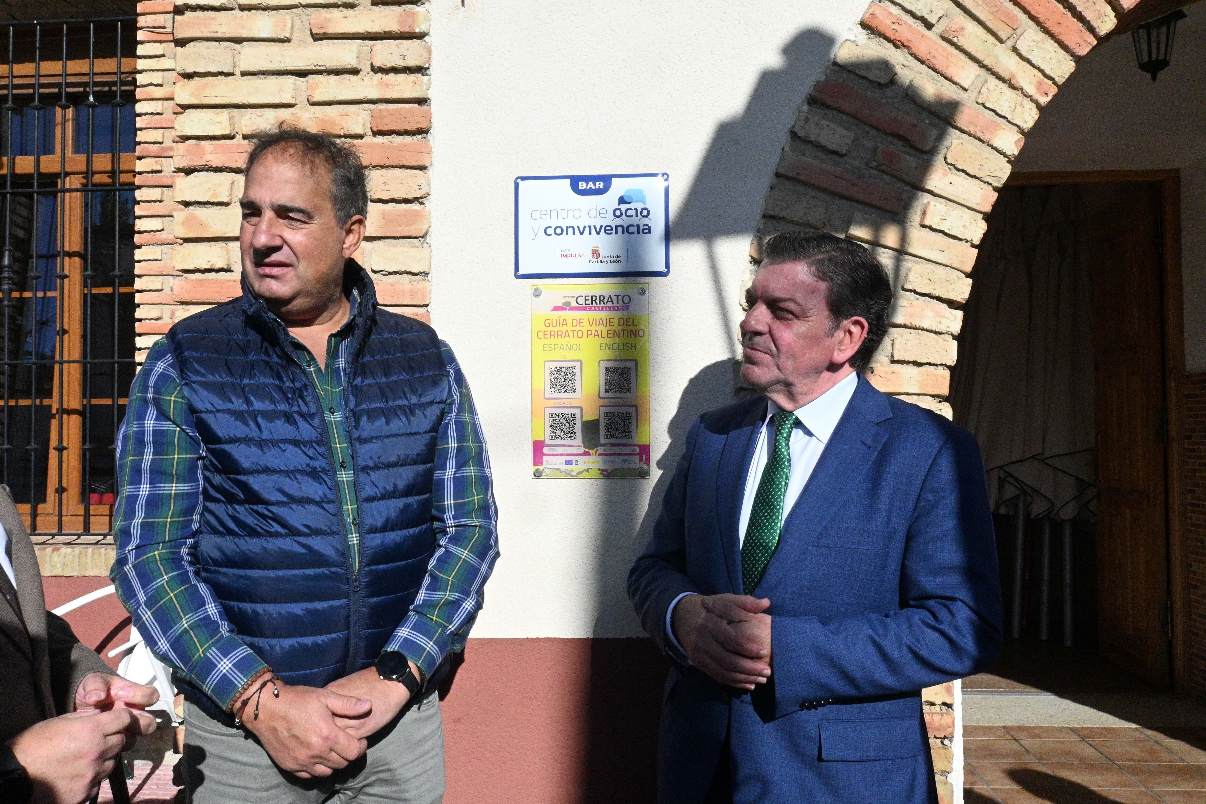 El consejero de la Presidencia, Luis Miguel González Gago, ha visitado esta mañana la localidad palentina de Hornillos de Cerrato