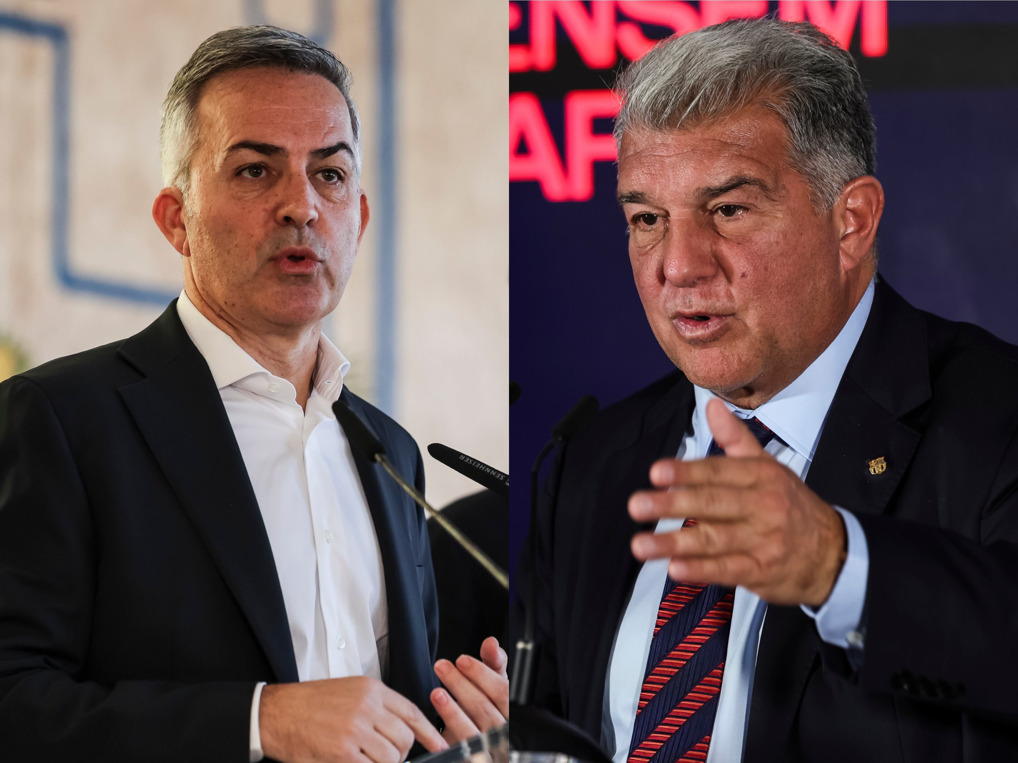 Víctor Font y Joan Laporta