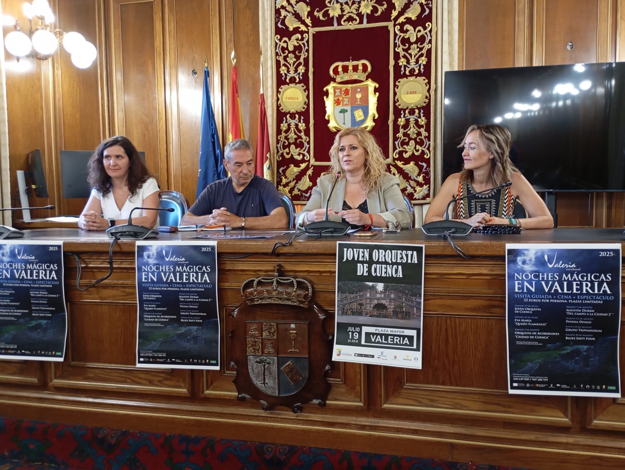 Presentación de Noches Mágicas de Valeria