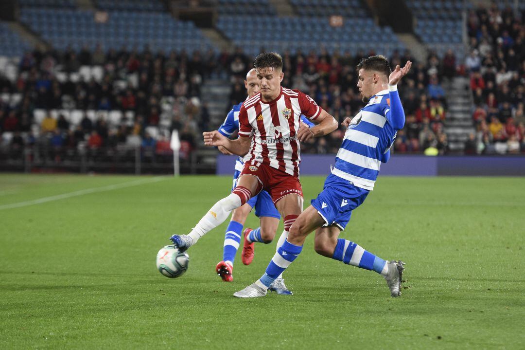 Almería-Deportivo, el último partido con público.