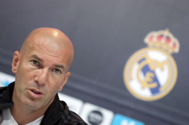 Zidane en rueda de prensa