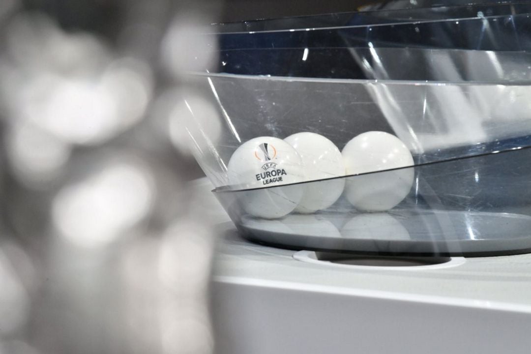 Imagen de un sorteo de la Europa League