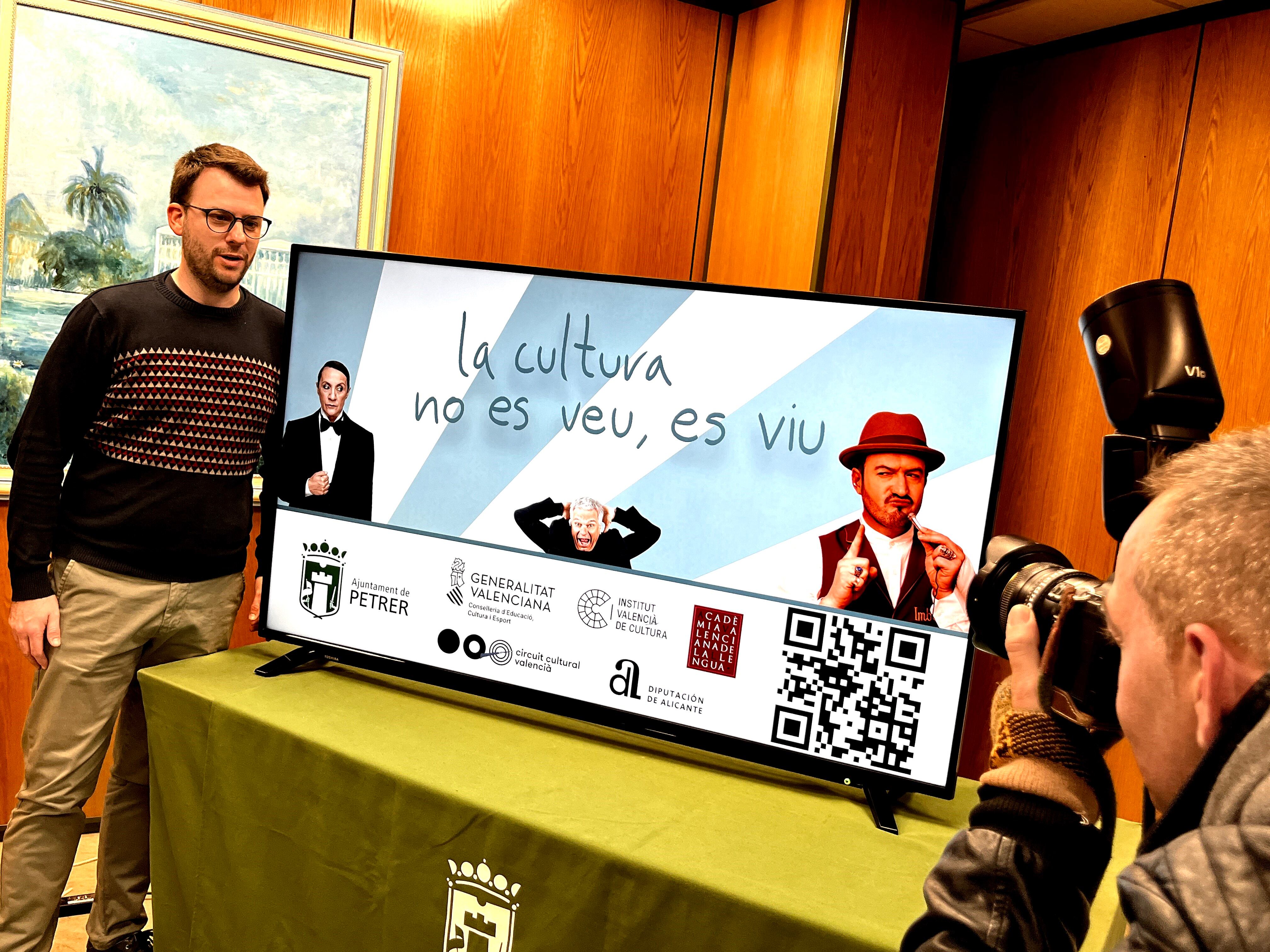 Presentación de la programación cultural en Petrer