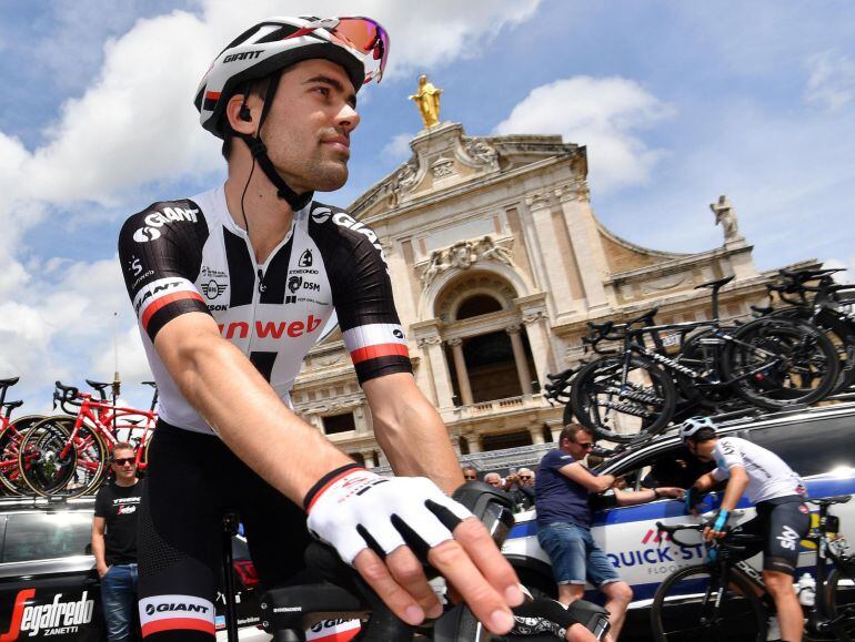 El ciclista holandés Tom Dumoulin.