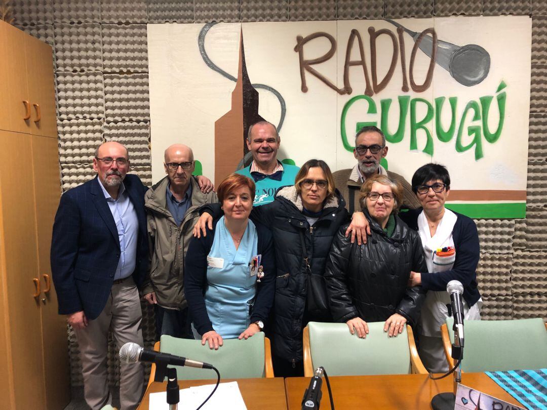 El equipo de Radio Gurugú con nuestro compañero Juan Francisco Rojo