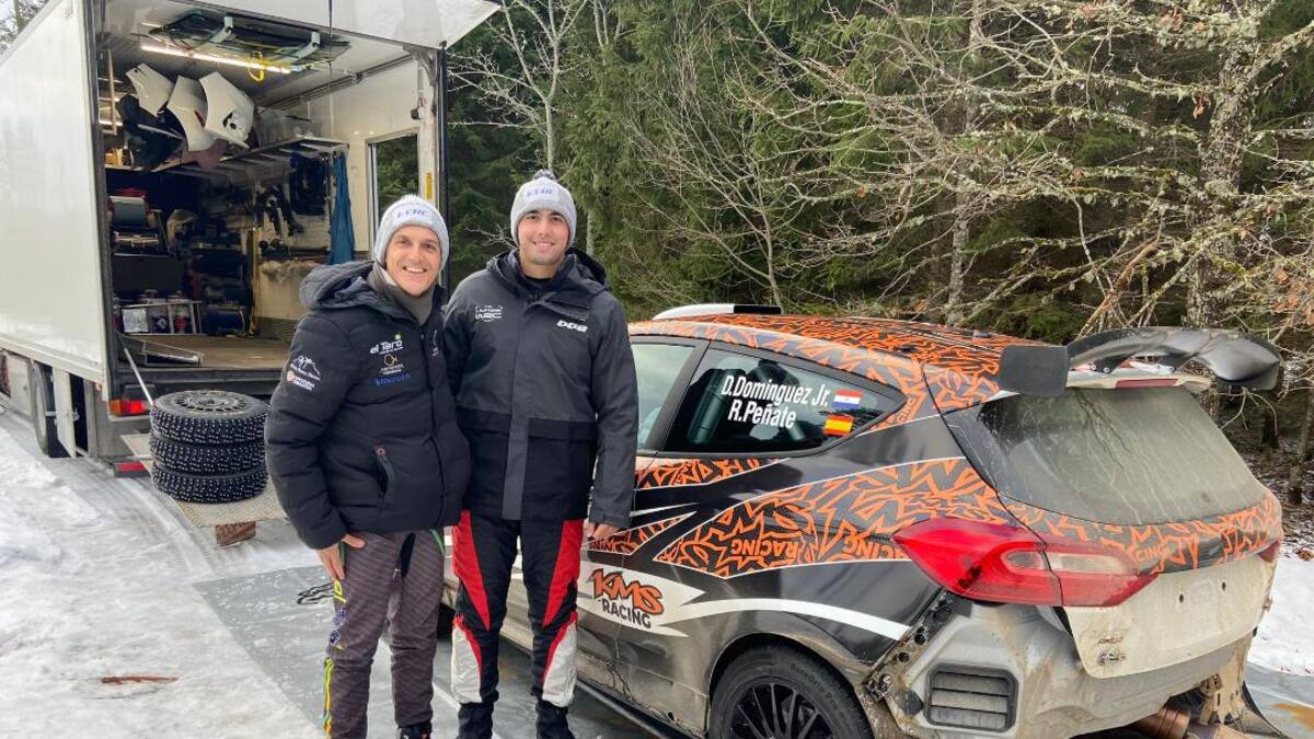 El paraguayo Domínguez y el canario Rogelio Peñate preparan su primera cita del WRC 2023