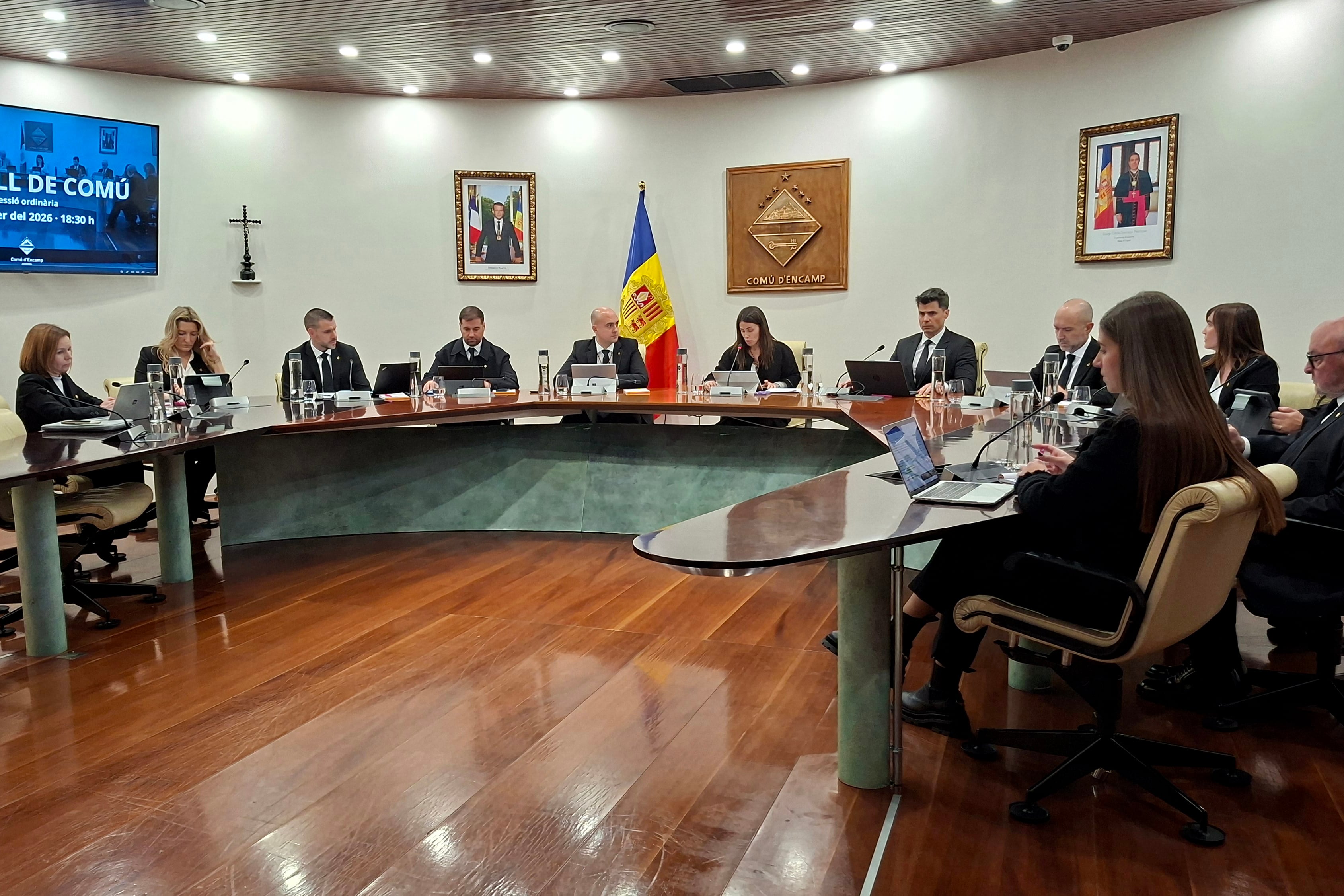 Sessió de comú d'Encamp celebrada aquest dilluns