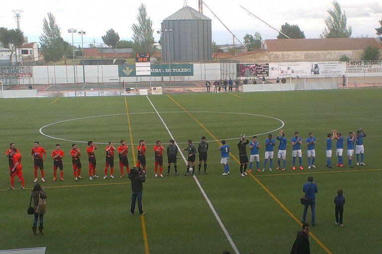 Presentación del Madridejos en su ultimo partido 