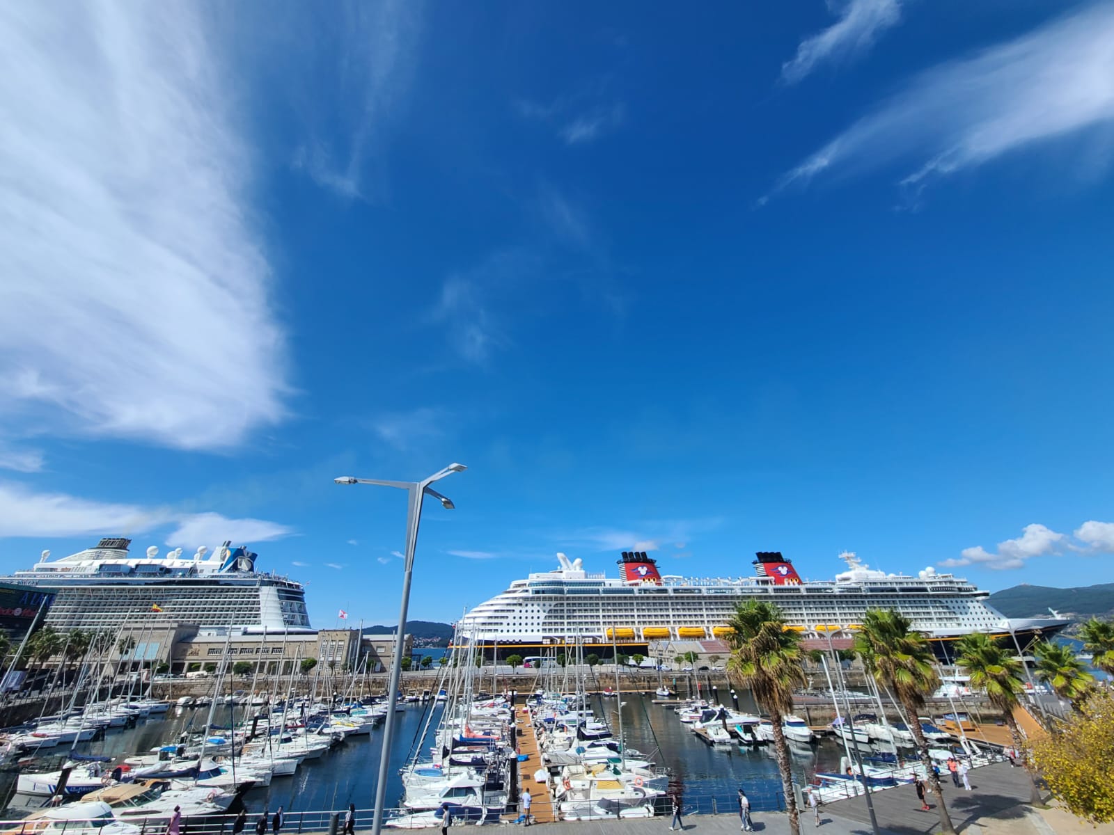 Cinco cruceros atracan en el Puerto de Vigo este martes