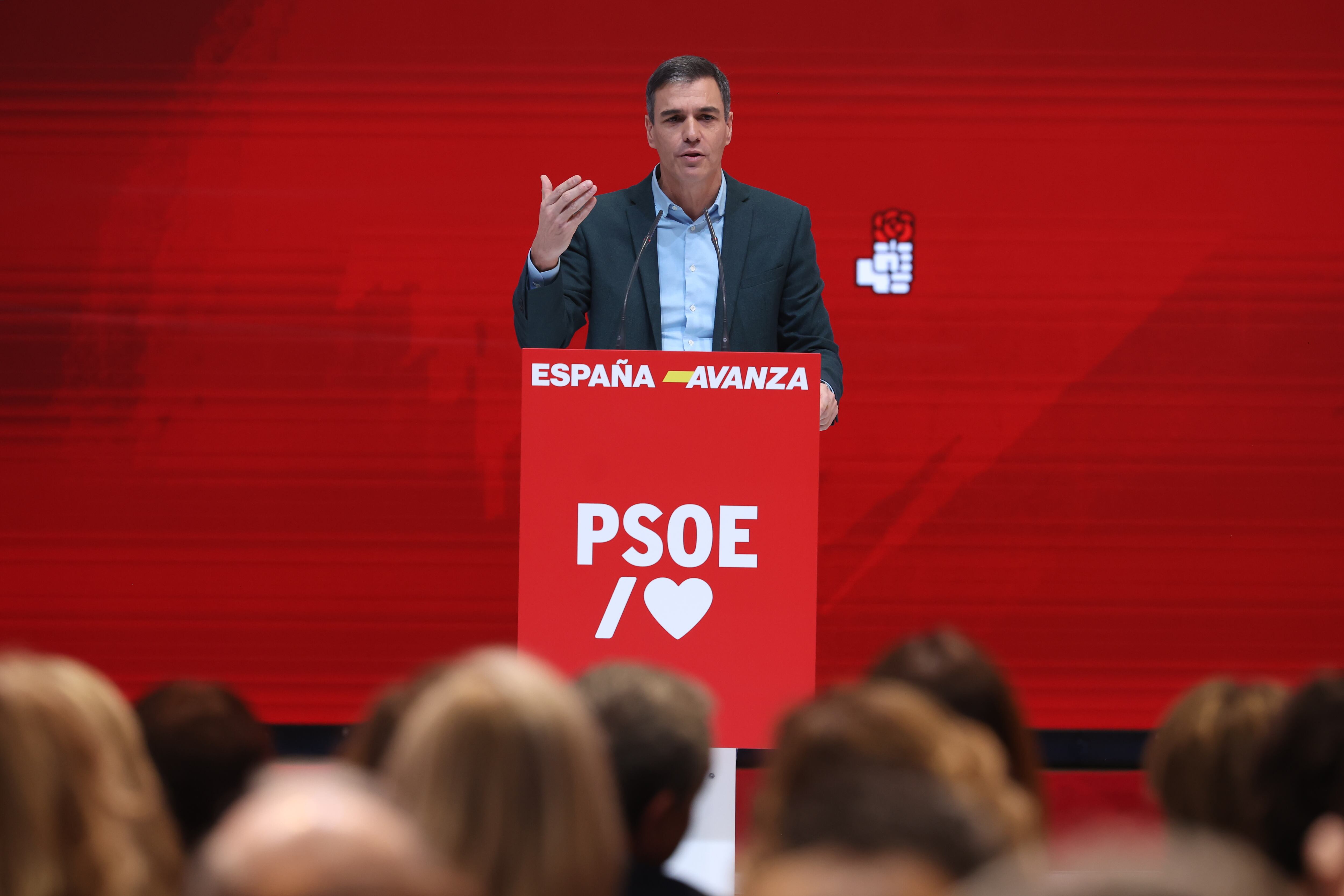 El secretario general del PSOE y presidente del Gobierno, Pedro Sánchez,.