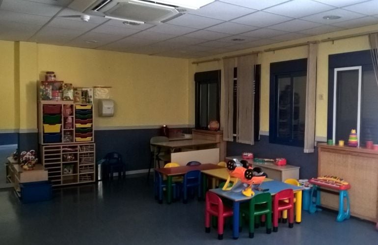 Aula en la escuela de Santa Quiteria