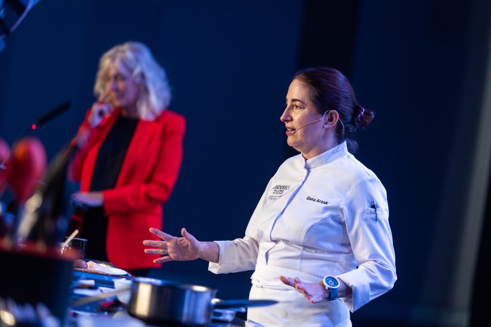 La xef Elena Arzak és una de dels reconegudes professionals que ha participat en la primera jornada de l'Andorra Taste