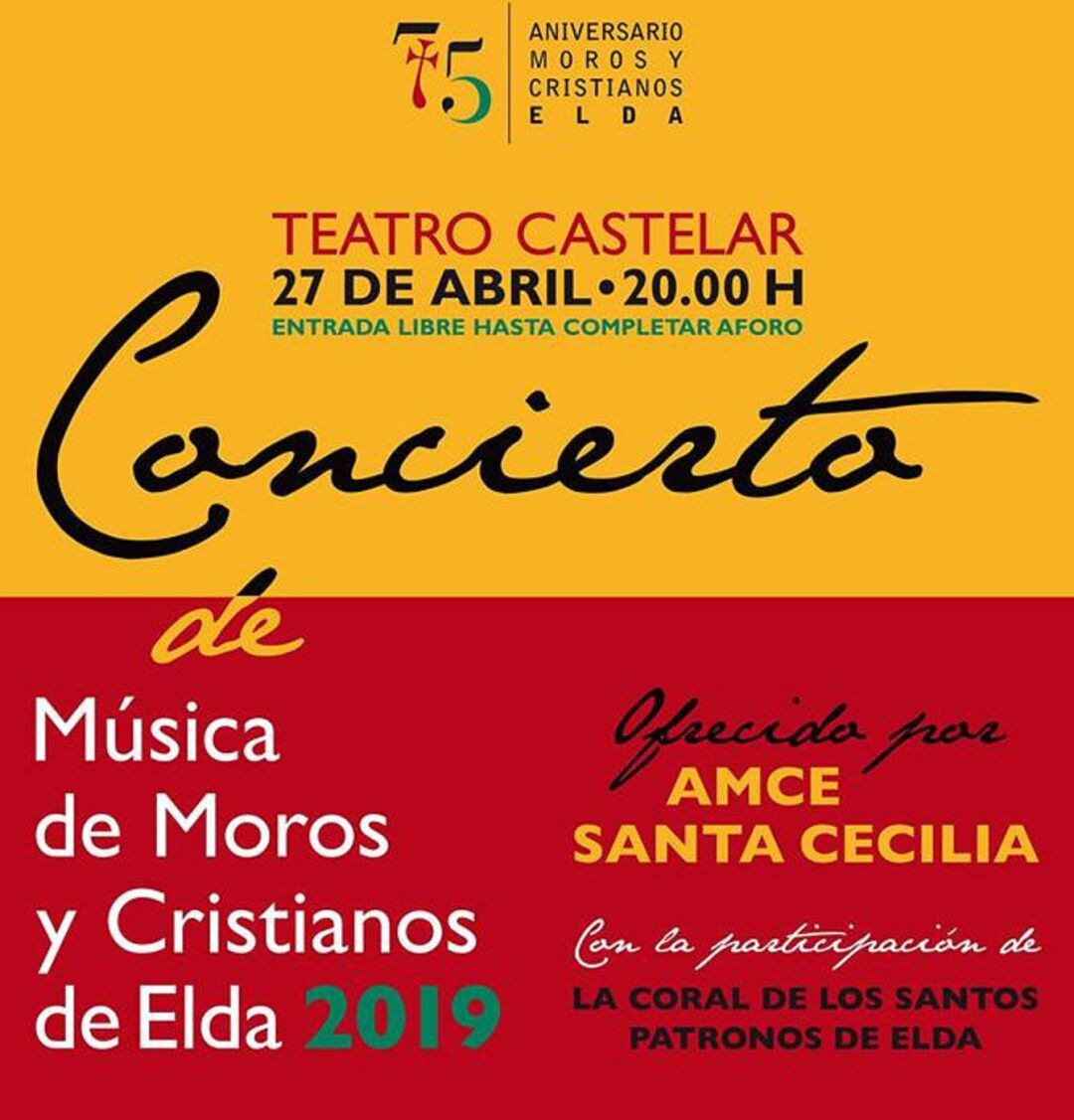 Cartel del evento musical