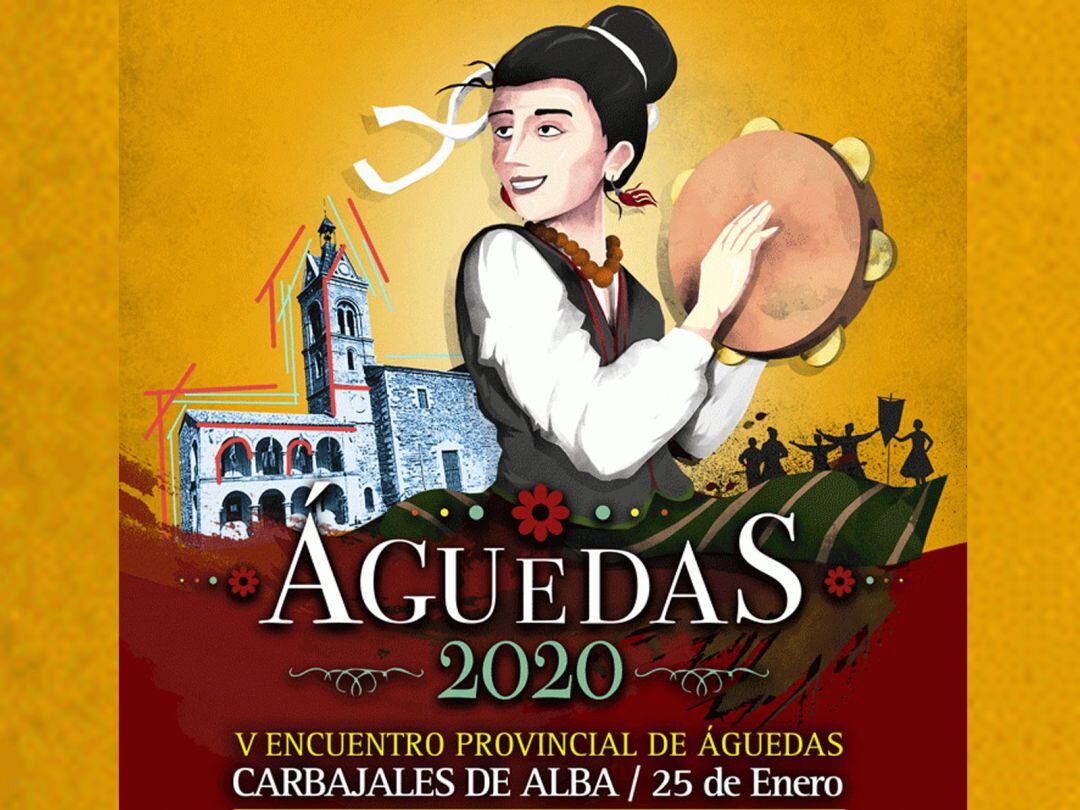 Cartel anunciador del V Encuentro Provincial de Águedas