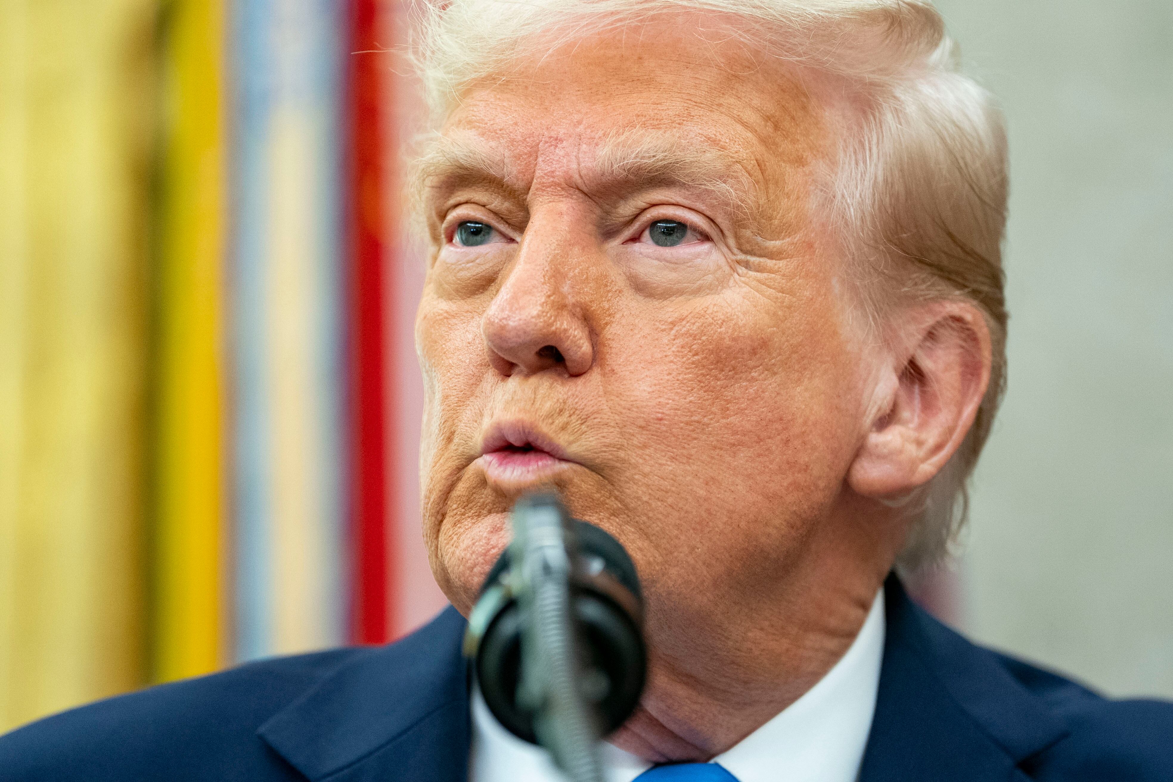 El presidente de EEUU, Donald Trump.