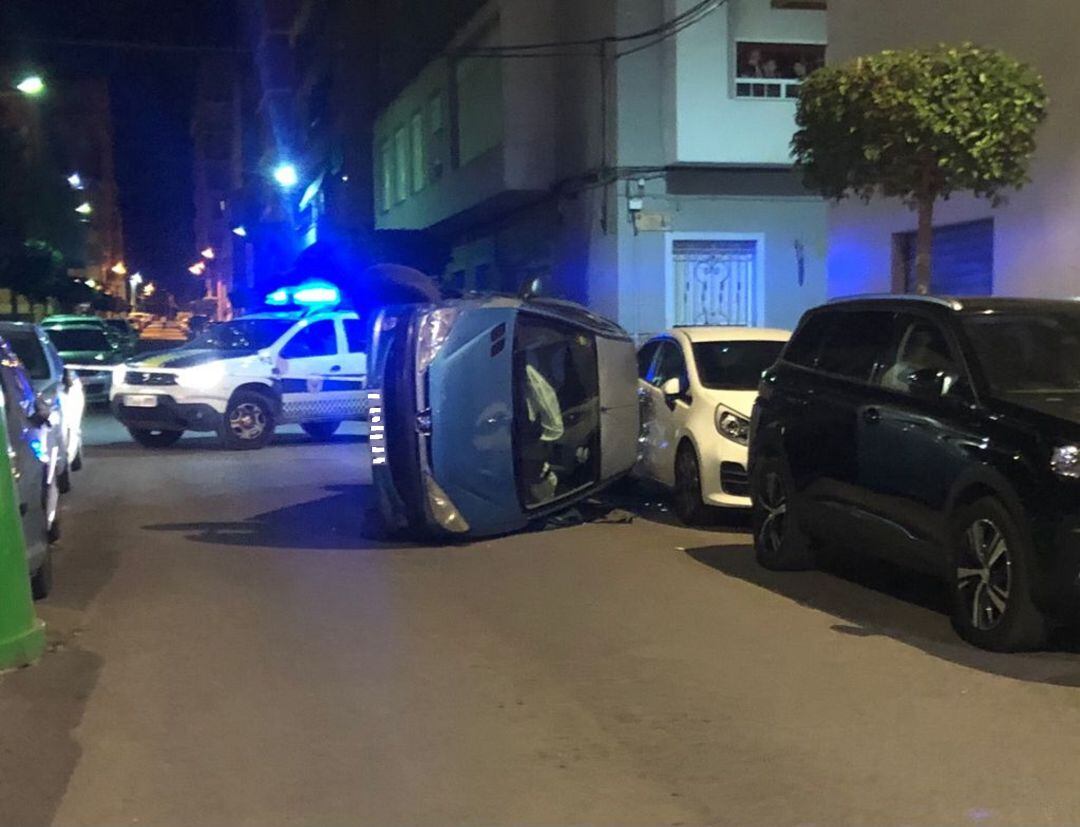 Accidente de tráfico en Elda 