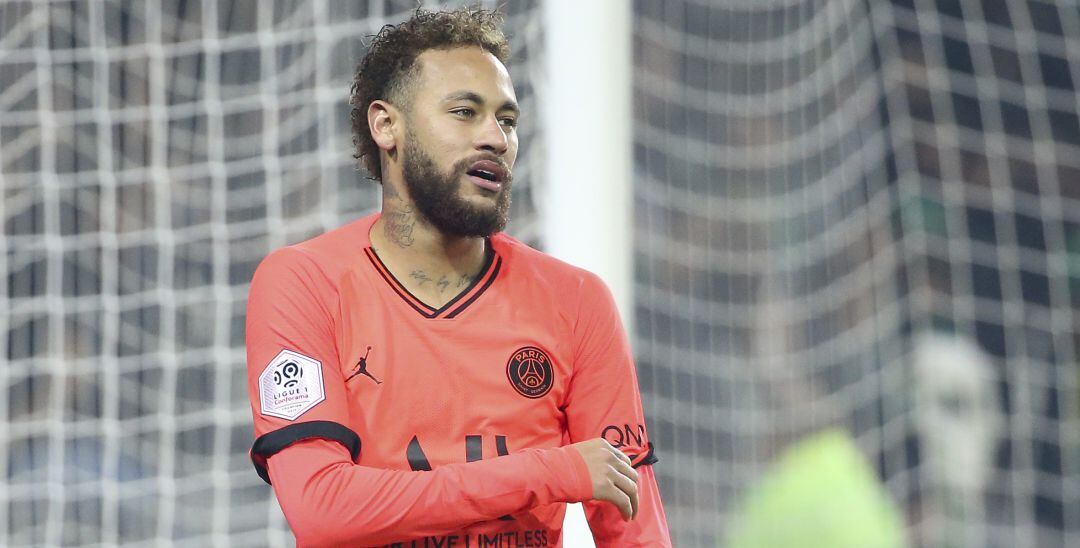 Neymar, durante un partido con el Fútbol Club Barcelona