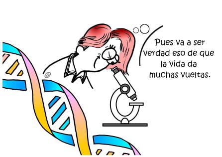 Viñeta sobre la científica, Rosalind Franklin