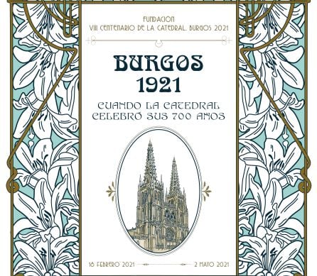 Cartel de la exposición Burgos 1921