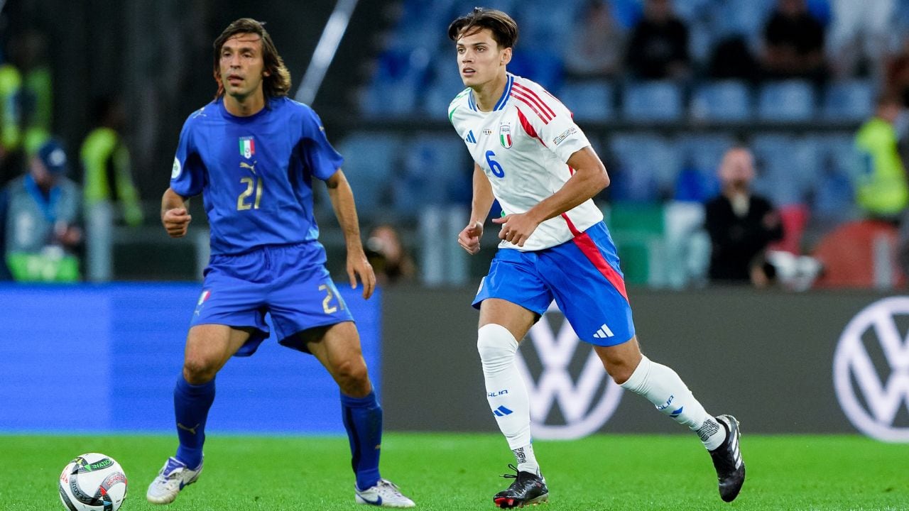 Montaje fotografía como Andrea Pirlo y Samuele Ricci (Fots de Getty Images).