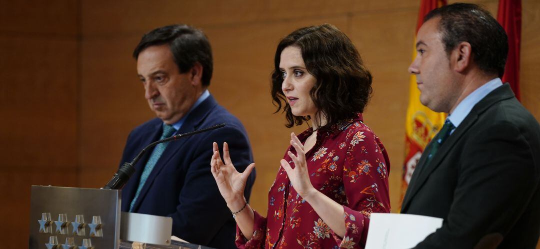 Reunión de Ayuso y los agricultores