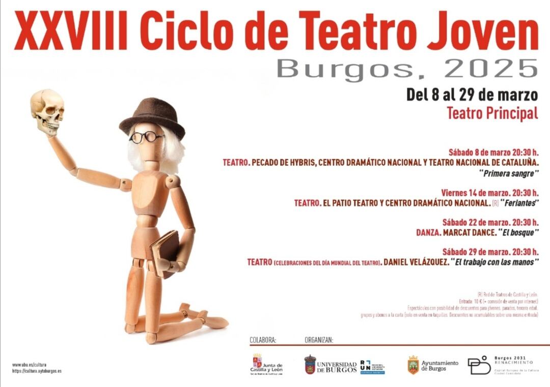 Cartel del ciclo que clausura Daniel Velázquez