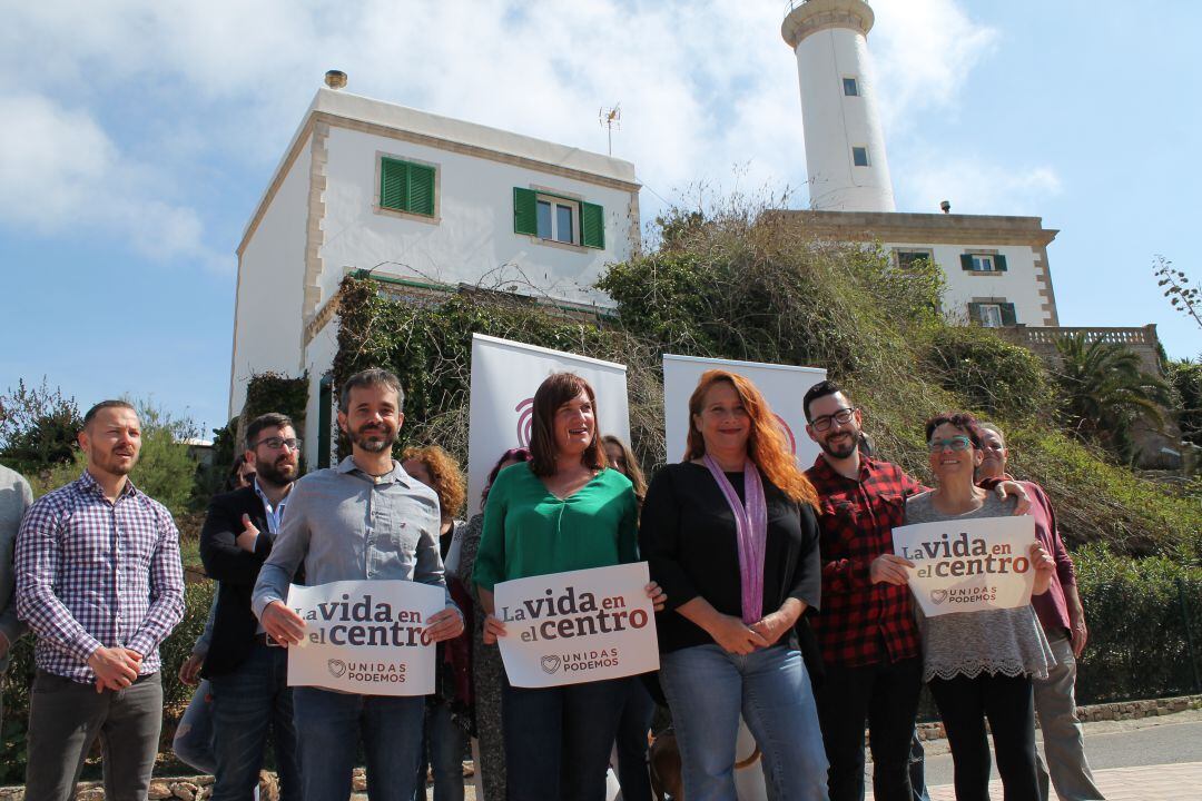 Imagen de archivo de la lista electoral de Unidas Podemos al Consell en las últimas elecciones