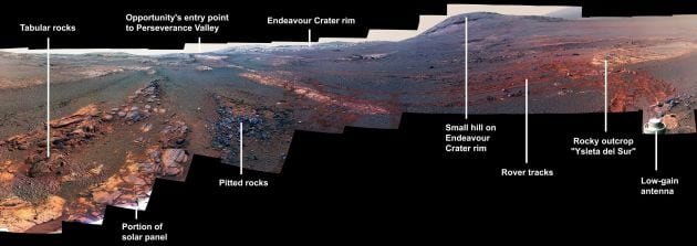 La NASA comparte la última imagen de Opportunity.