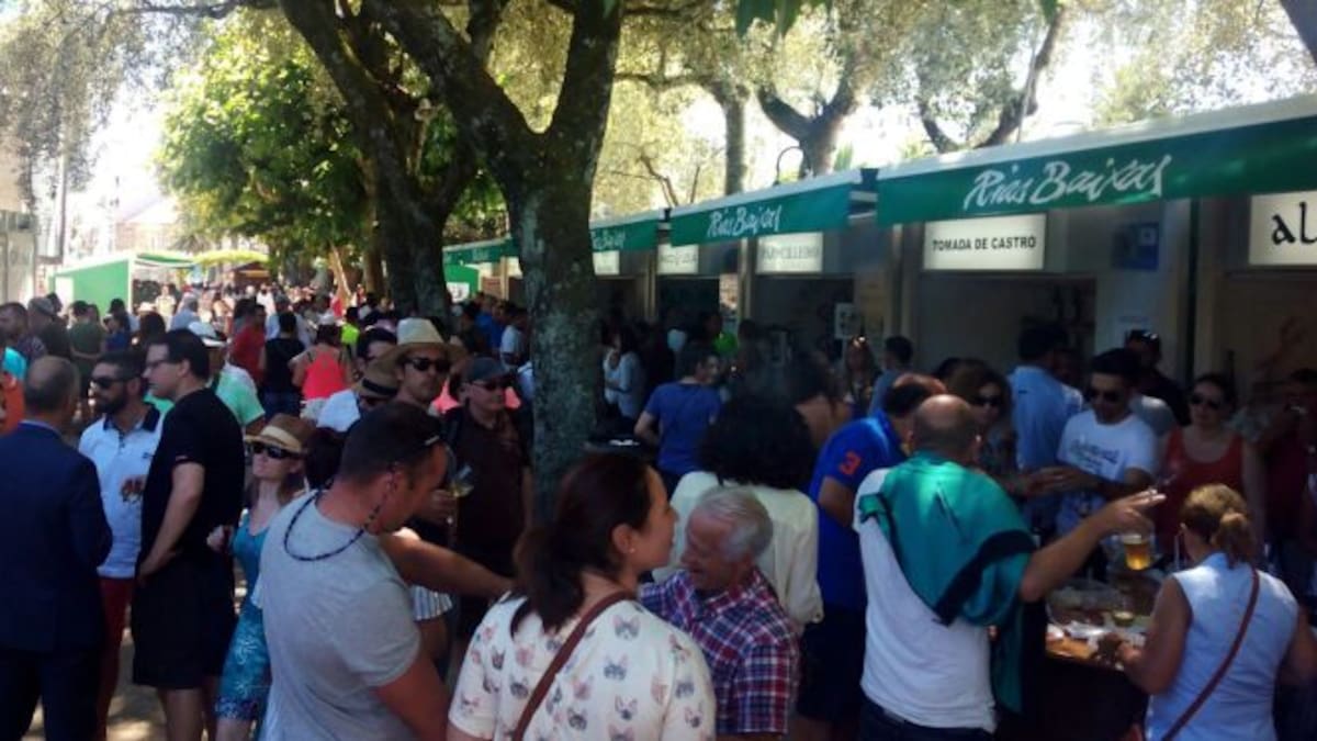 El cierre de las casetas del Albariño