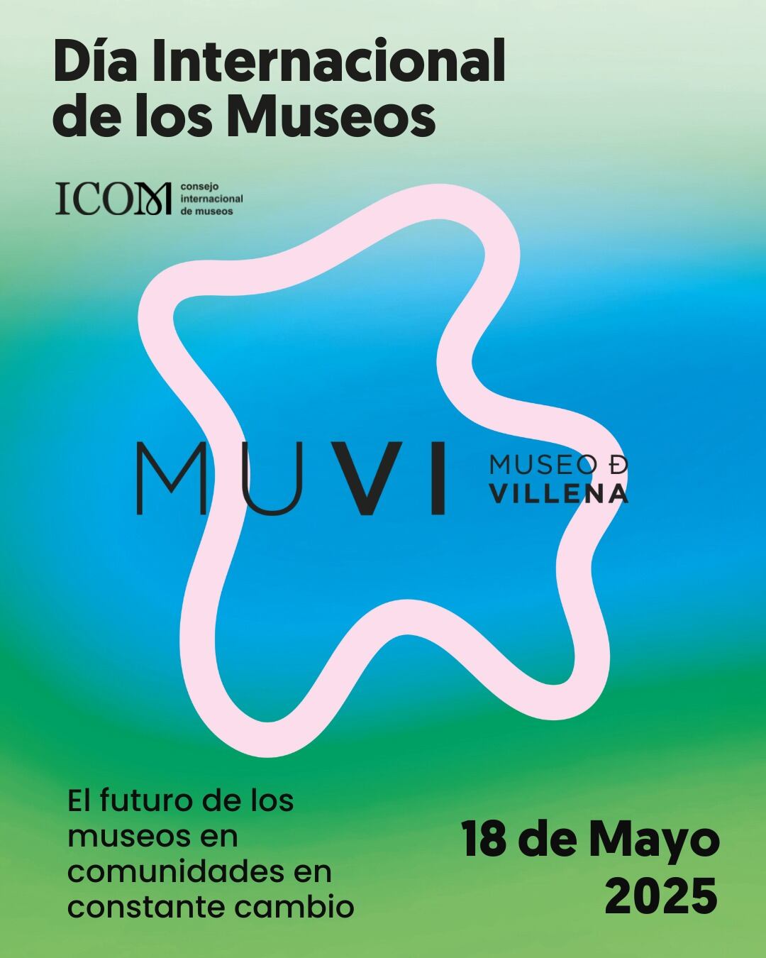 Cartel dia de los museos