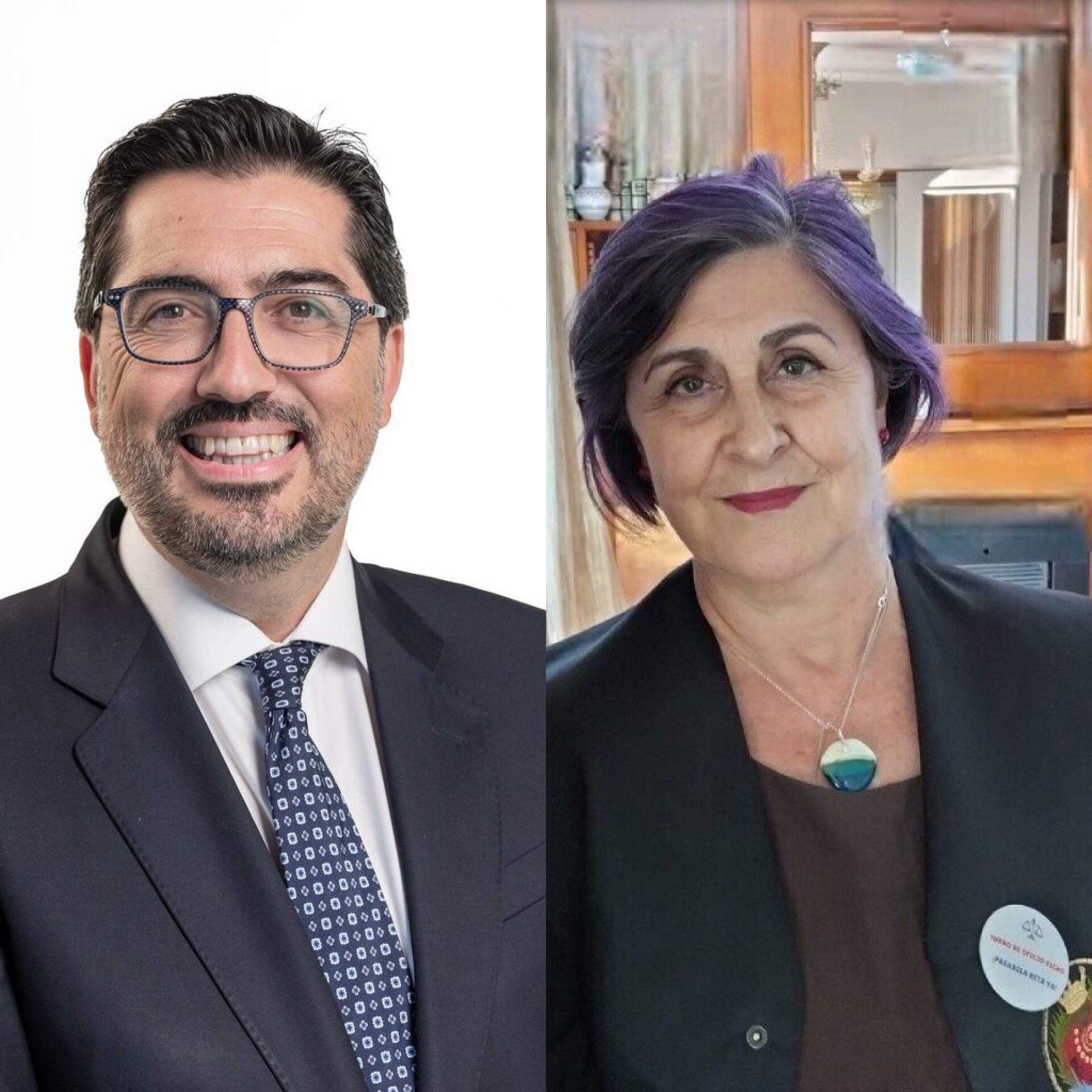 David Díez y Pilar Pérez