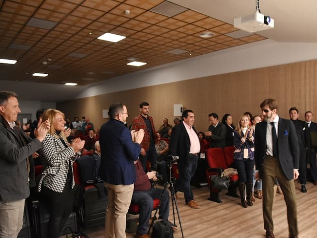 Juan José Padilla en las actividades del Club Taurino de Lorca