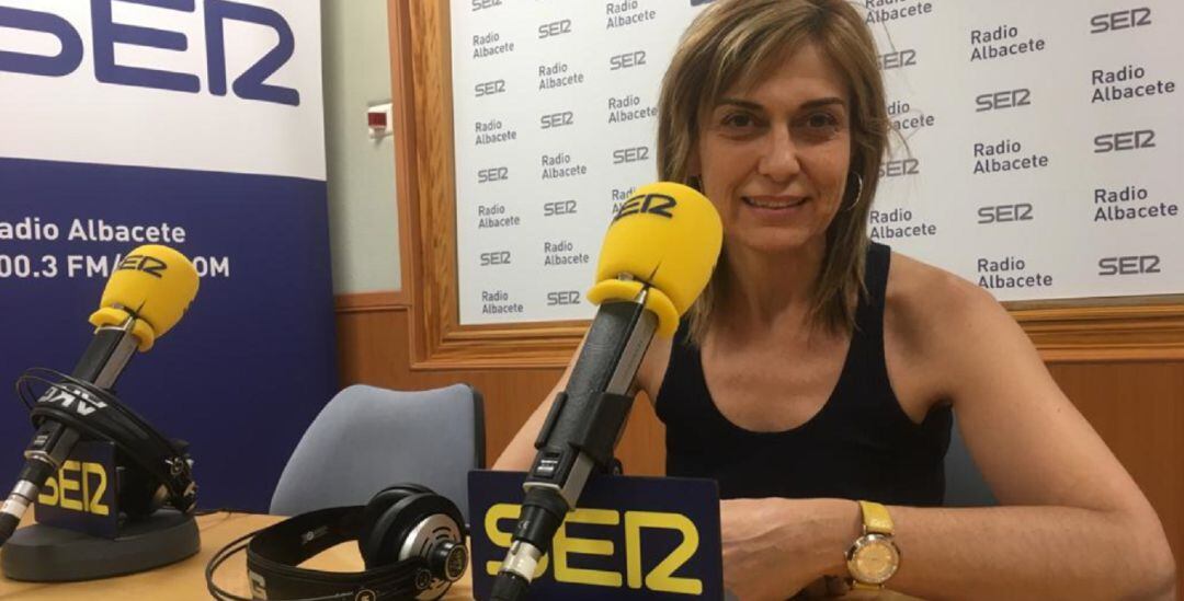 Carmen Juste, en Radio Albacete