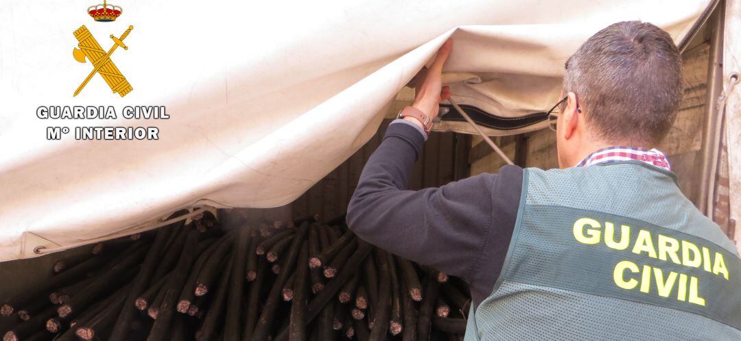 Imagen del cable recuperado