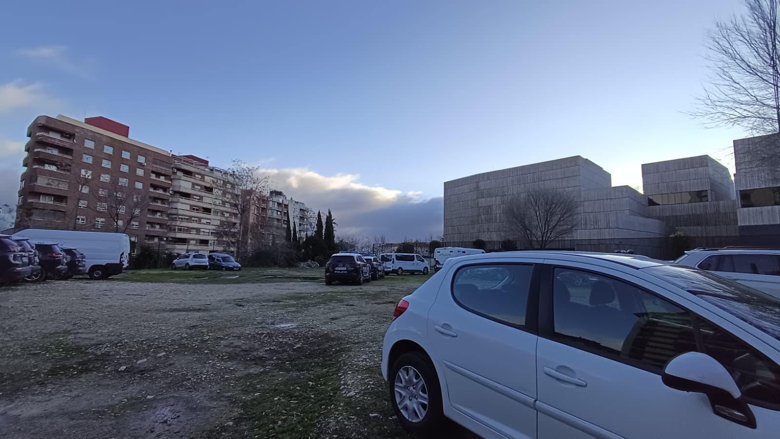 Estado actual del solar situado junto al Museo Íbero de Jaén.